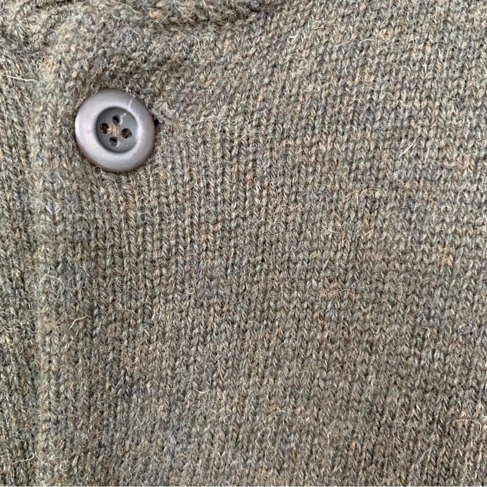 Pendleton Green Button Down Cardigan Sweater Size… - image 5